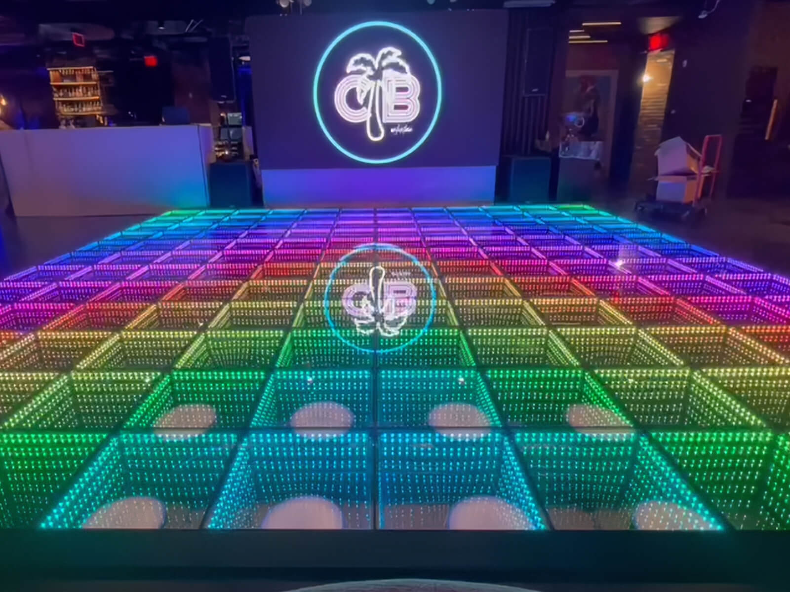 3D dance floor
