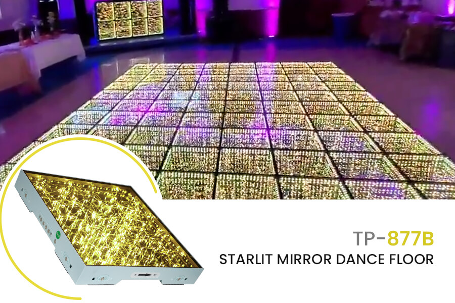 TP-877B Magnet Wireless Starlit Mirror Dance Floor