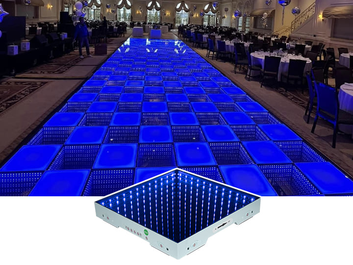 3D LED dance floor
