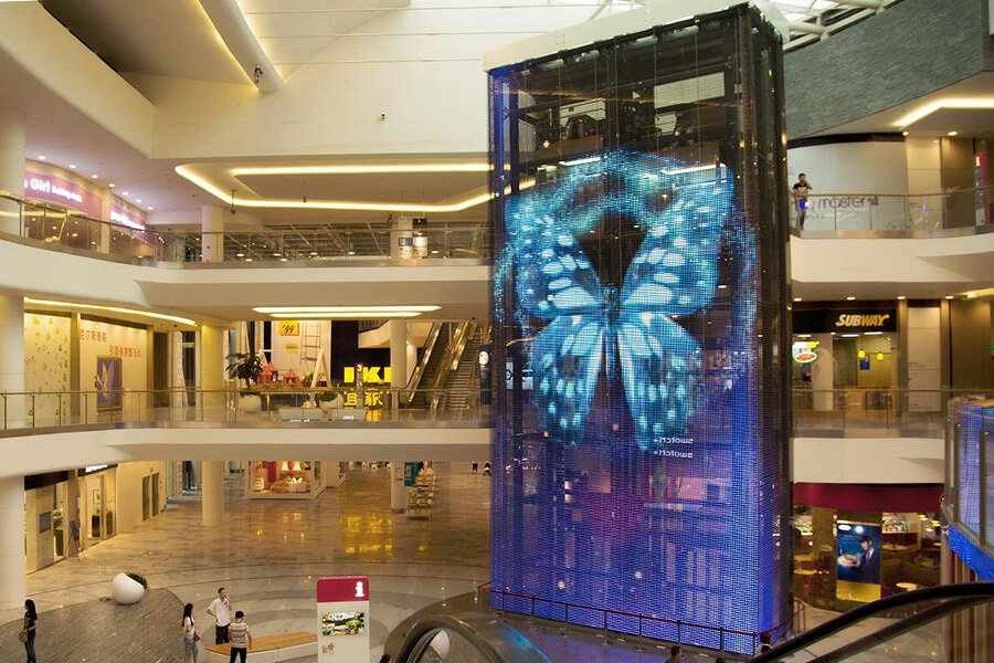 application of led transparent film