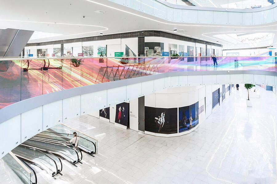 flexible design of led transparent film