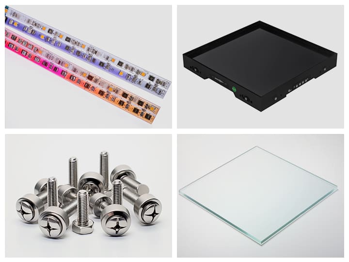 led dance floor parts