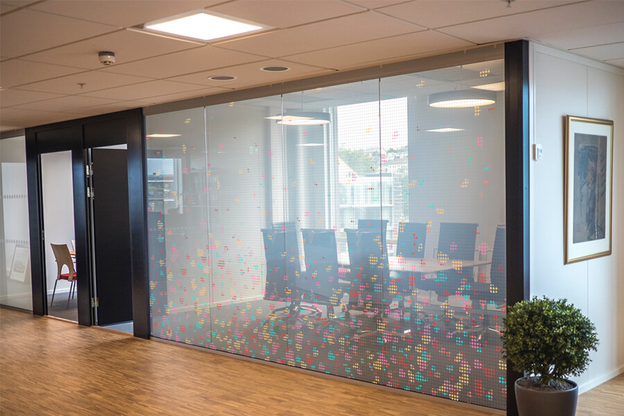 led transparent film