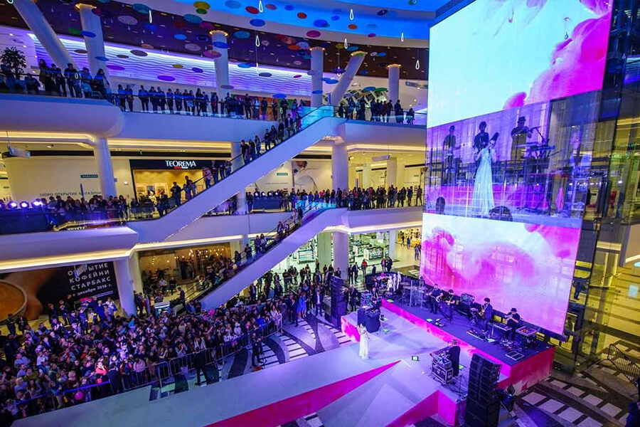 transparent led film for stage decoration