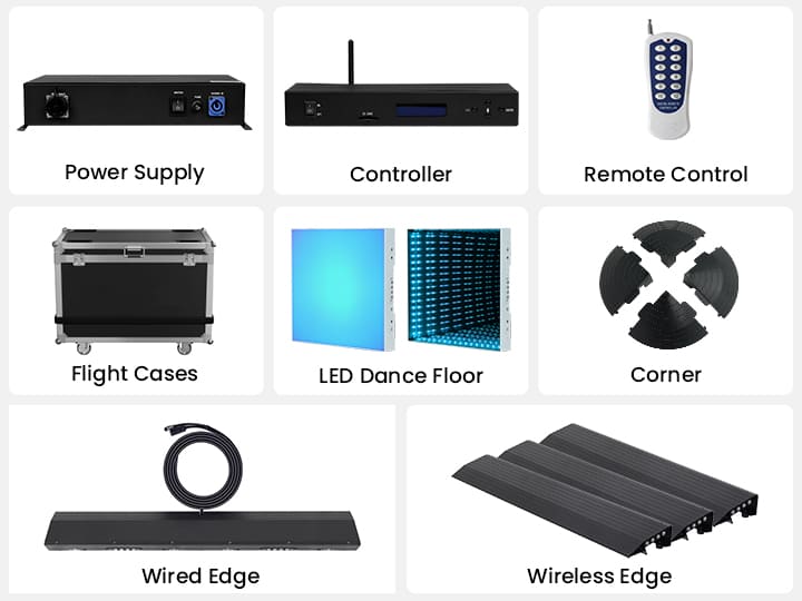 Frosted and Infinity Dance Floor TP-877A