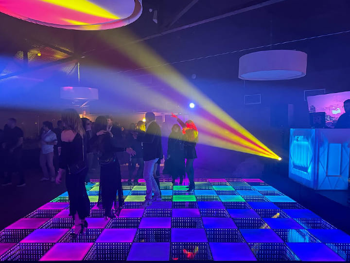 Frosted and Infinity Dance Floor TP-877A