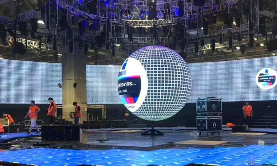 TOP DANCE P2.5 Sphere LED Display Projects (1)