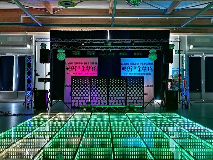 brightness 64 lamp beads led dance floor