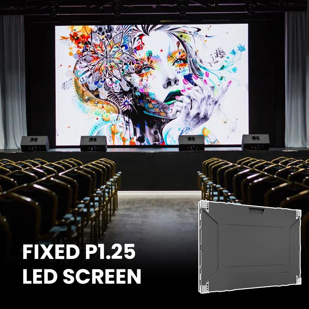 640 x 480 mm Fixed P1.25 LED Screen