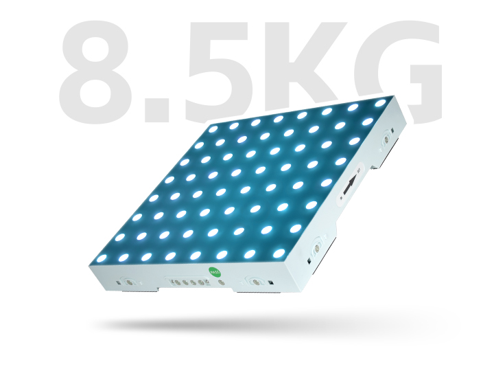 Lightweight, 7cm Pixel Dance Floor panel for rentals