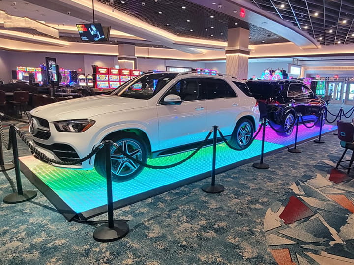 load capacity pixel Dance Floor Tempered Glass