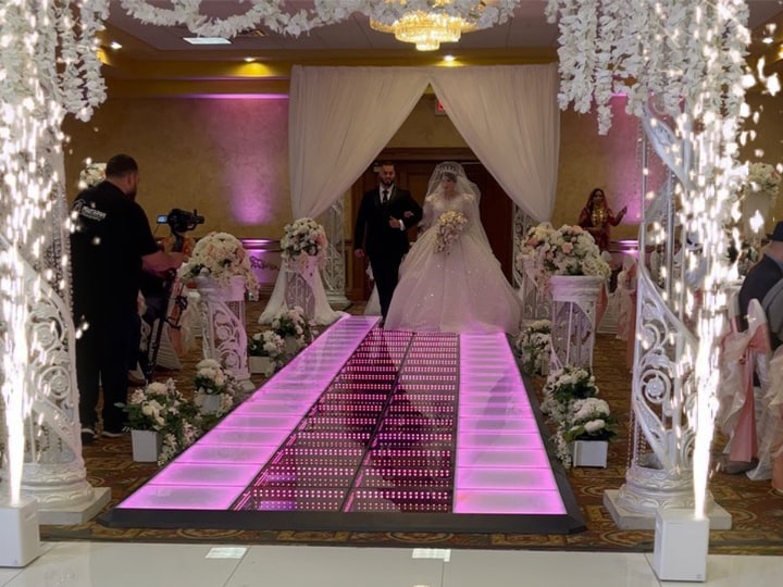 Bride approach LED Dace floor