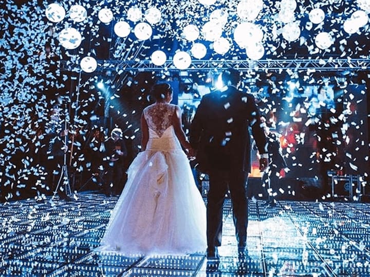 Perfect wedding ending + Floating Paper Machine