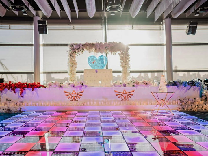 TOP Dance Create a real wedding scene case