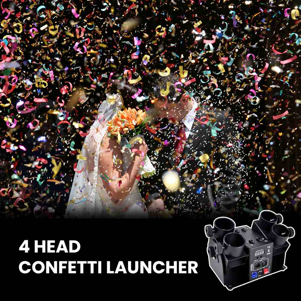 4 Head Confetti Launcher