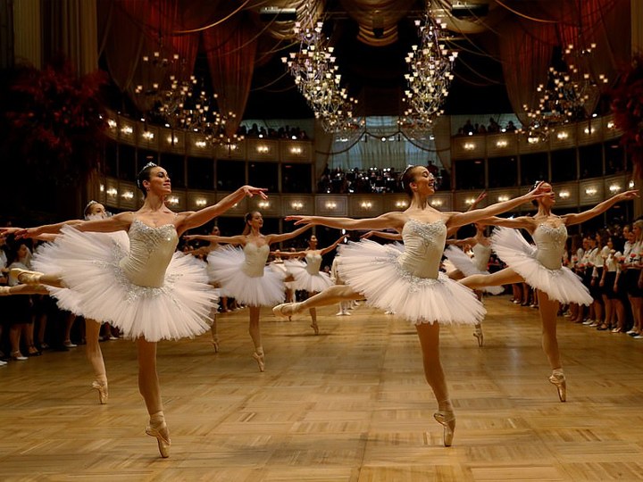 Ballet-dancers-performing-on-competition-grade-wood-dance-floor