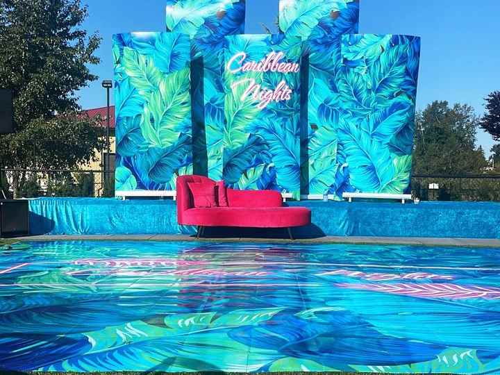 DIY dance floor for events