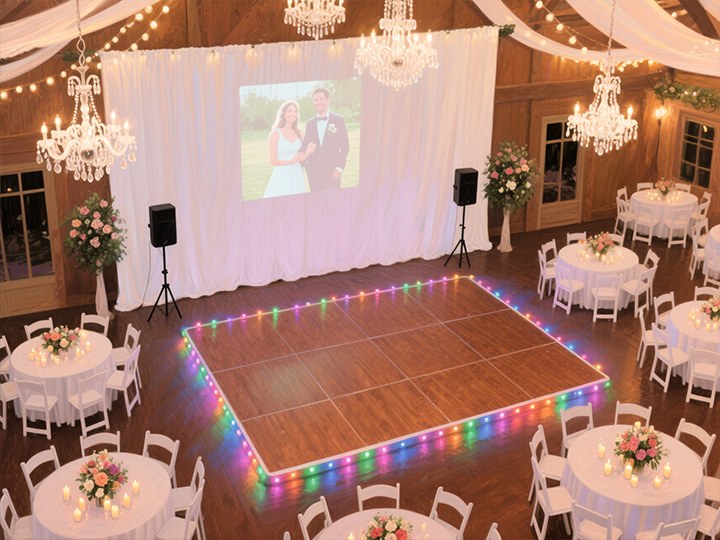 Hybrid-wood-and-LED-dance-floor-at-modern-wedding