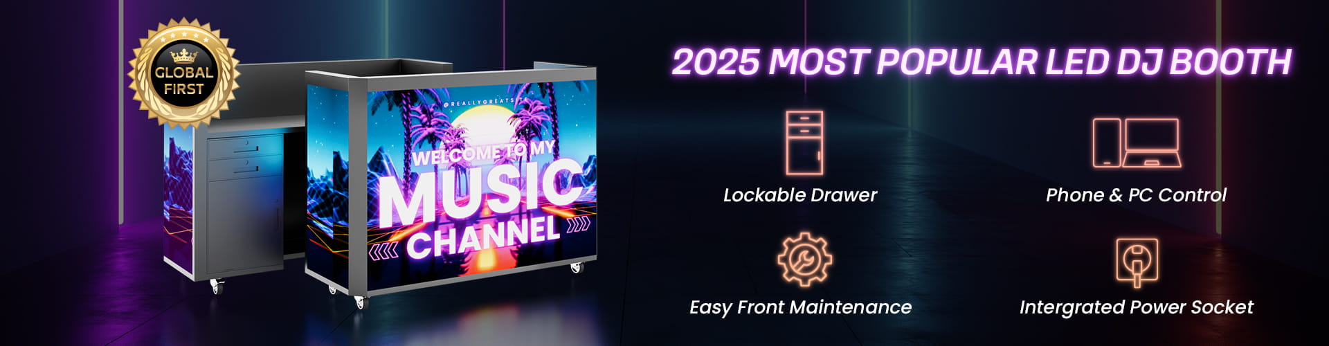LED DJ Booth For Sale Definition