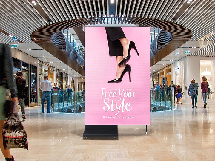 A-flexible-double-sided-&-foldable-led-poster-in-action.